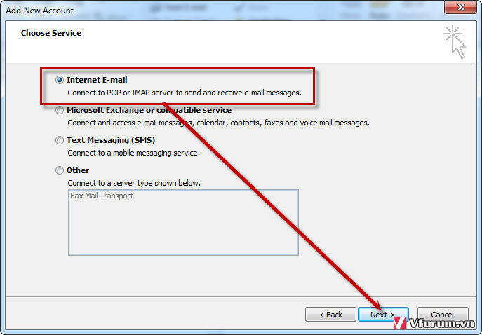 Cách cài đặt, add gmail vào outlook 2010 2007 2013 thành công