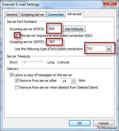 Cách cài đặt, add gmail vào outlook 2010 2007 2013 thành công